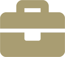 briefcase icon gold